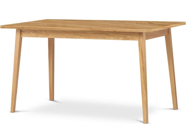 Esstische Höhe 75cm Und Eichenholzbeine 'frisk', Beige, Spanplatte, Scandinavian, 160x75x90cm - Konsimo