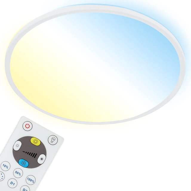 Schlankes Cct-led-panel, Durchmesser 29,3 Cm, 18 W, Weiße Farbe