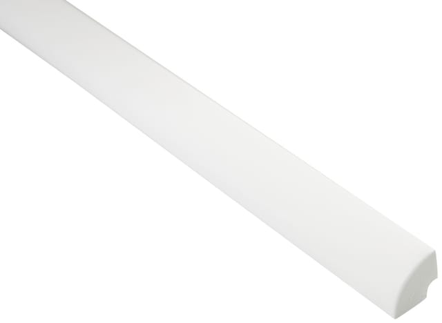 Primo - Viertelstab 250cm 16x16 Mm Weiß Selbstklebend Viertelstableiste