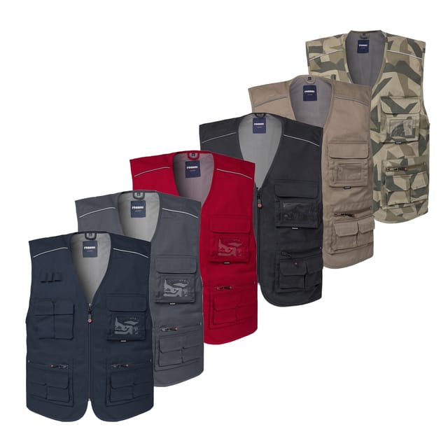 Rossini Florida Arbeitsweste Mit Mehreren Taschen - Xxxl - Grau
