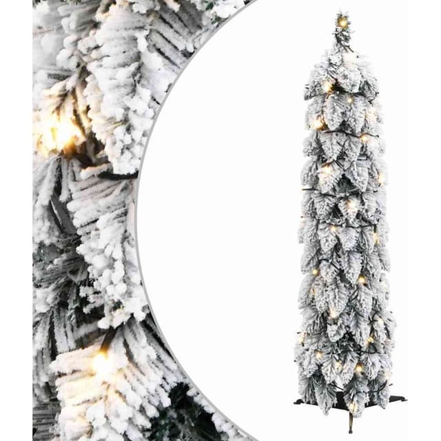Vidaxl Künstlicher Weihnachtsbaum Beleuchtung & Schnee 45 Leds 90 Cm