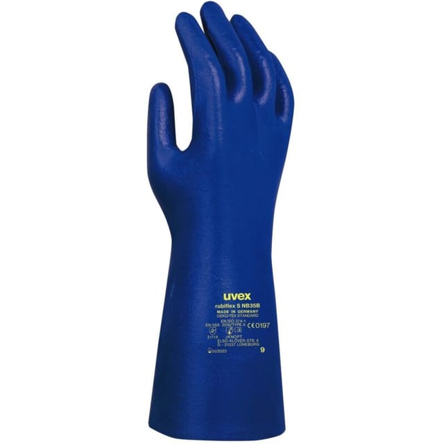 Uvex Schutzhandschuh Rubiflex S Nb35b Blau Gr. 11