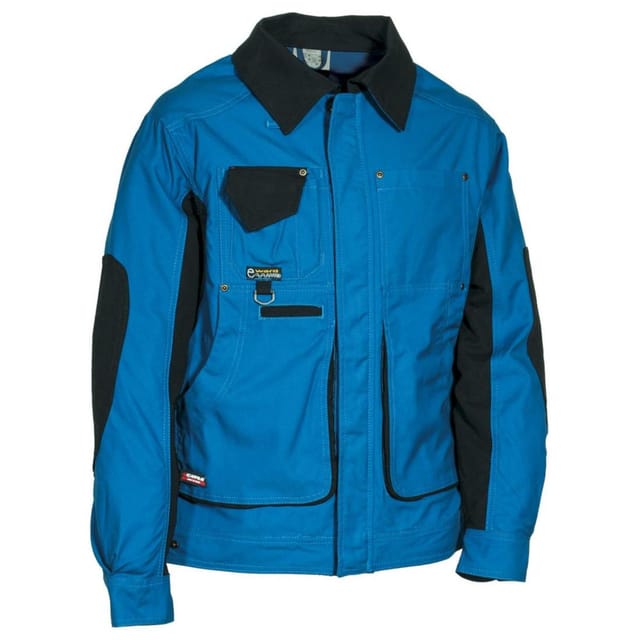 Profi Arbeitsjacke Cofra Bruxelles, 100% Baumwolle Blau 54