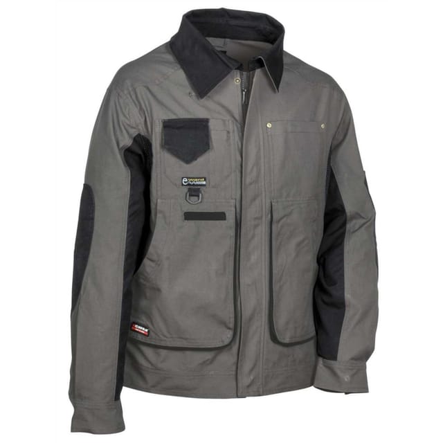 Profi Arbeitsjacke Cofra Bruxelles, 100% Baumwolle Anthrazit 46