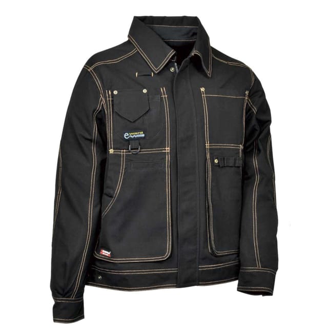 Profi Arbeitsjacke Cofra Bruxelles, 100% Baumwolle Anthrazit 50