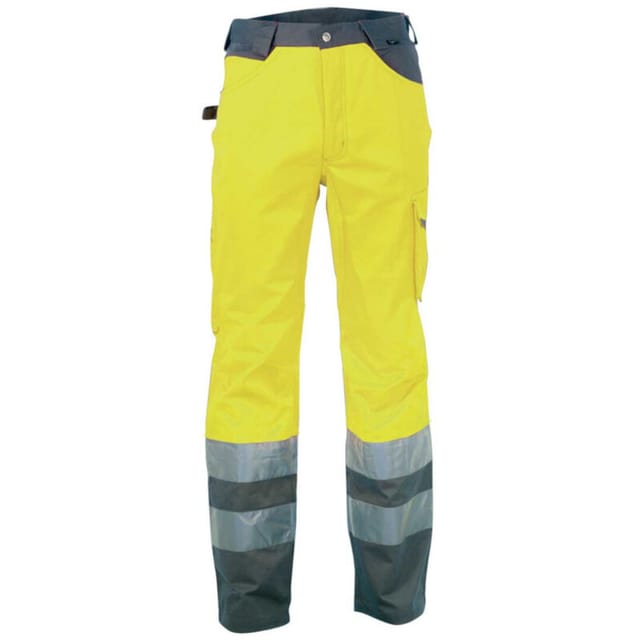 Cofra Warnschutzhose Mit Reflexstreifen, Kurzgröße Gelb 56