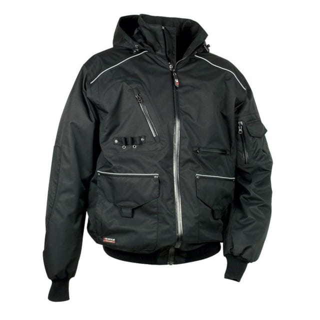 Cofra Leichte Arbeitsjacke Wind- Und Regendicht, Motor Schwarz 46