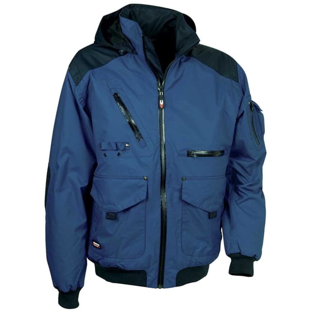 Cofra Leichte Arbeitsjacke Wind- Und Regendicht, Motor Schwarz 60