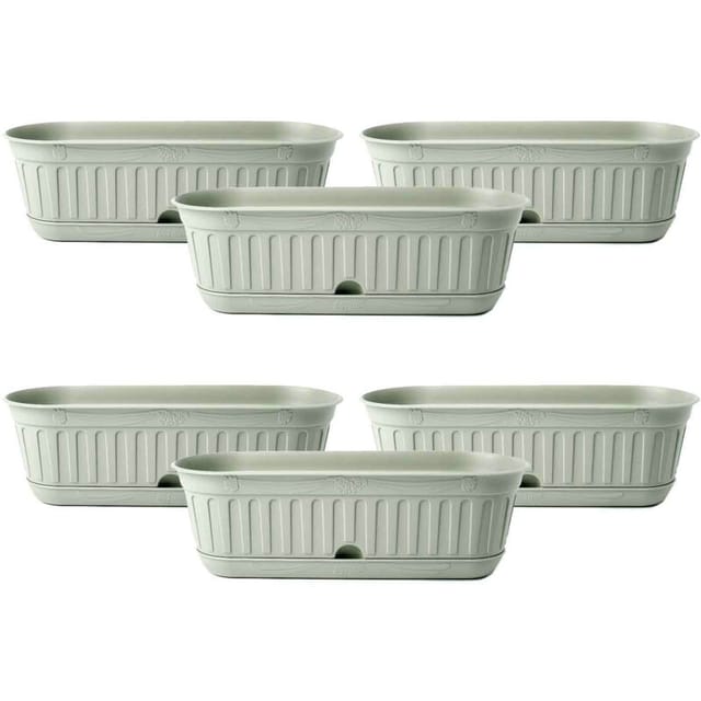 Etika Small - Set 6 Pflanzer, Farbe Salbei