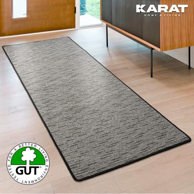 Floordirekt - Teppich-läufer Auf Maß Geneva Anthrazit 200 X 500 Cm
