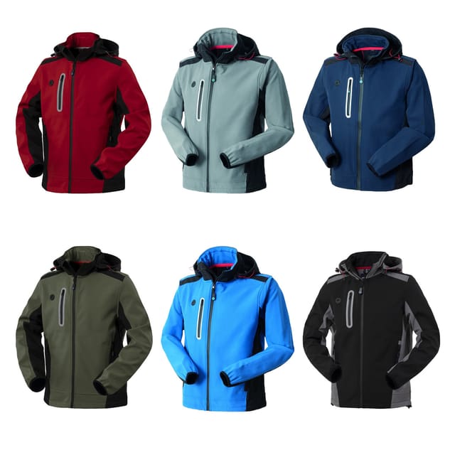 Rossini Smarty Softshell-arbeitsjacke - M - Schwarze