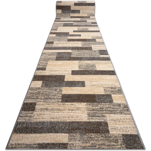 Läufer Karmel Deski Bretter Grau Karamell 70cm Beige 70x150 Cm