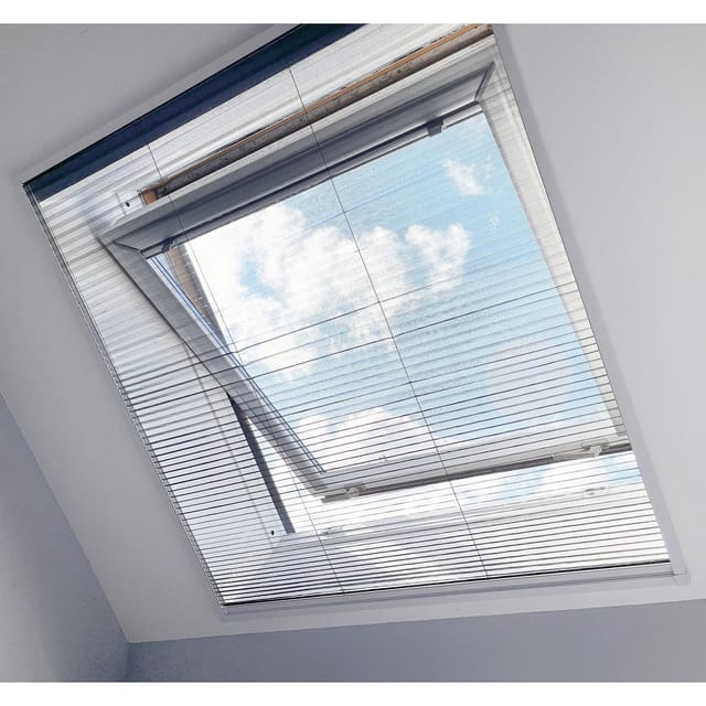 Avosdim - Insektenschutzrollo Plissee Für Dachfenster B 80 X H 160 Cm
