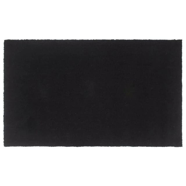 Fußmatte Schwarz 90x150 Cm Kokosfaser Getuftet Vidaxl