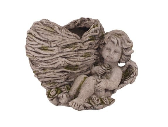 Fd - Dekofigur Engel Zum Bepflanzen 27 X 28 X 29 Cm Skulptur