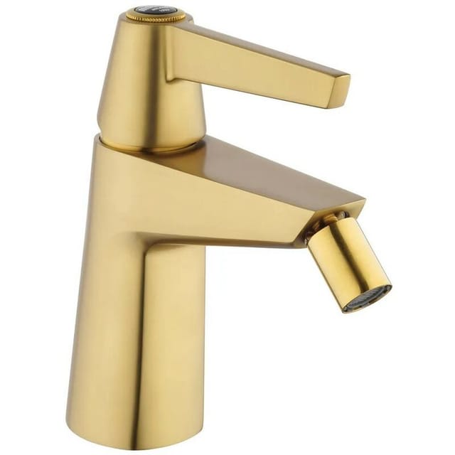 Einloch-bidetmischer In Der Farbe Gebürstetes Messing Serie Gio Ponti Mamoli 55110000005g Überlaufgarnitur Clic Clac 1'1/4 - Messing Gebürstet