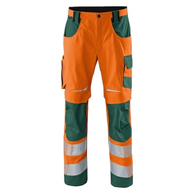 Kübler Hose Reflectiq Psa 2 Warnorange/moosgrün Gr. 24
