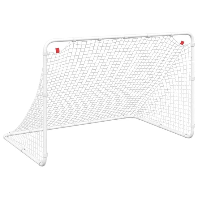 Fußballtor Weiß 122x81x81 Cm Stahl Vidaxl 841625
