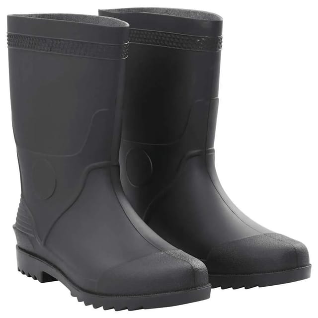 Gummistiefel Schwarz Größe 46 Pvc Vidaxl717393