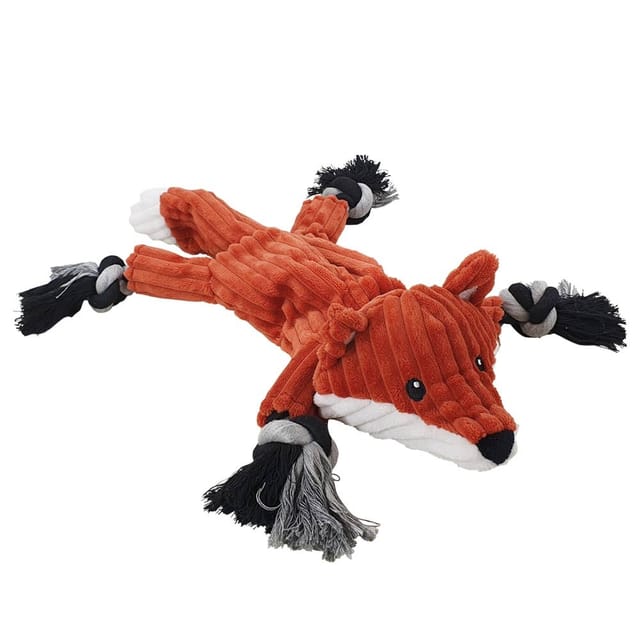 Hundespielzeug Plüschfuchs Mit Seil 38 Cm - Nobby