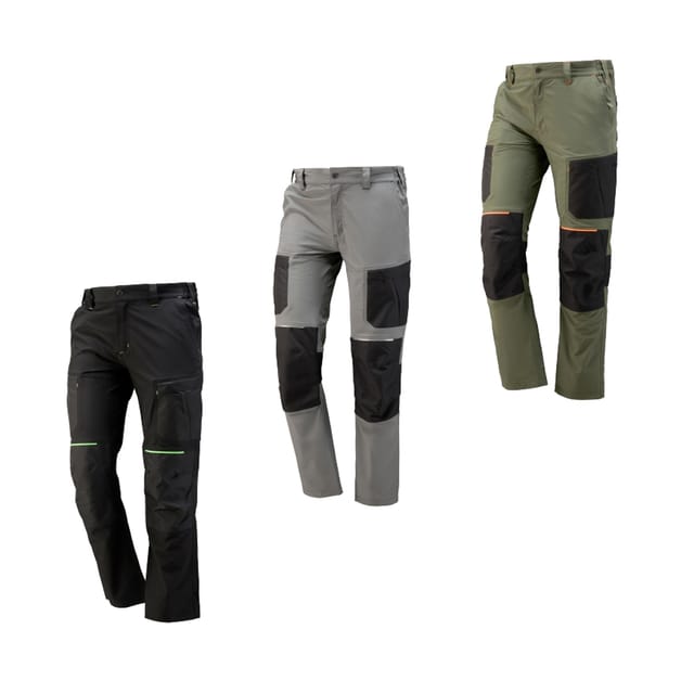 Neri Clay Ultraleichte Arbeitshose - L - Schwarze