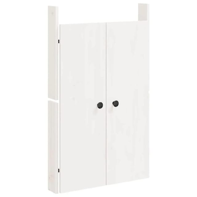 Türen Für Outdoor-küche Weiß 50x9x82 Cm Massivholz Kiefer Vidaxl