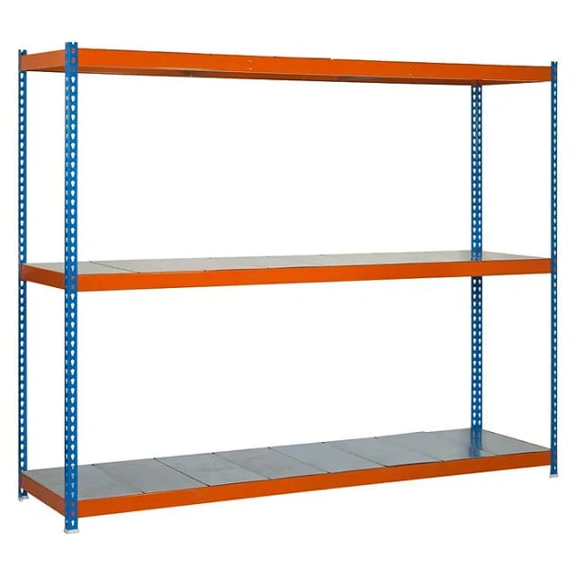 Simonrack Simonforte 1509-3 Metallregal Blau Orange Verzinkt