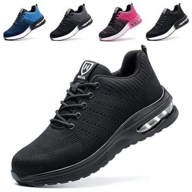 Leichte Sicherheitsschuhe Für Damen Und Herren – 200 Joule Standard – Kevlar-sohle – Atmungsaktives Mesh Für Hohen Tragekomfort – Größe 38