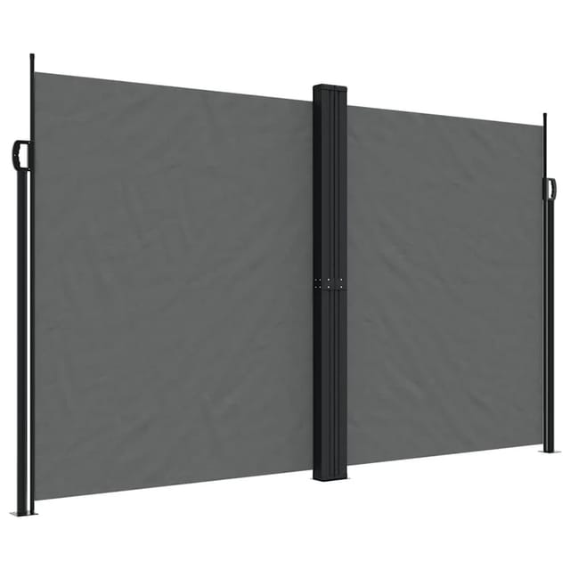 Seitenmarkise Ausziehbar Anthrazit 200x600 Cm Vidaxl