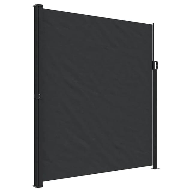 Seitenmarkise Ausziehbar Schwarz 220x300 Cm Vidaxl