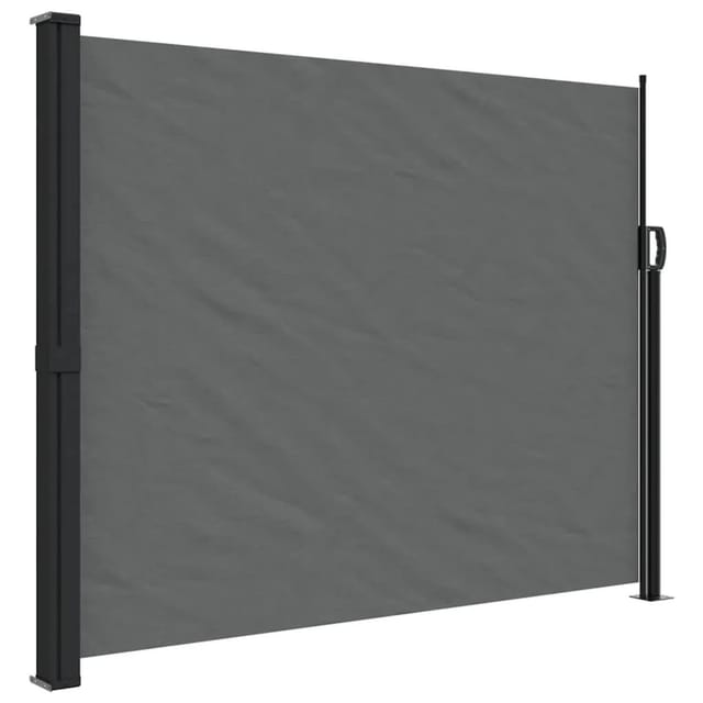 Seitenmarkise Ausziehbar Anthrazit 160x500 Cm - Vidaxl
