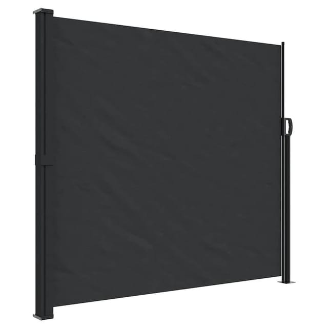 Seitenmarkise Ausziehbar Schwarz 180x300 Cm Vidaxl