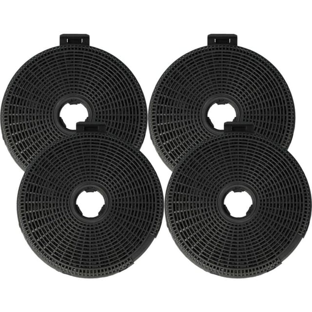 4x Aktivkohlefilter Kompatibel Mit Teka Nc2 90 Glas, Nc2 90, Dvt 785, Dvt 985, Ka63da71/01, Nc2 60, Nc2 60 Glas Dunstabzugshaube - 20 Cm - Vhbw