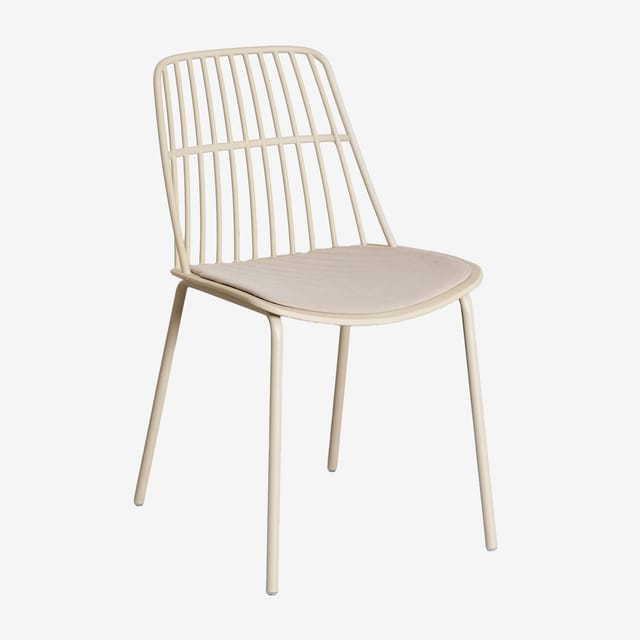 Sklum - Maeba Gartenstuhl Beige Tapioca