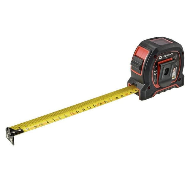 Toolcraft 2 In 1 Laser-entfernungsmesser Max. 40 M Mit Maßband