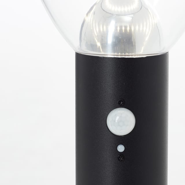 Brilliant - Led Sockelleuchte Tulip Led Außenleuchte, Solar, 52 Cm, 430 Lm, 3000 K, Edelstahl, Schwarz