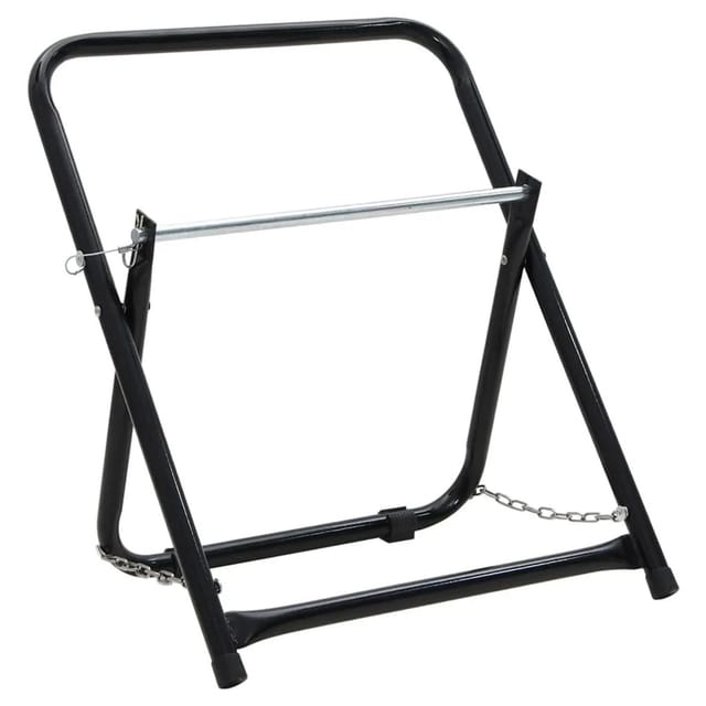 Vidaxl - Schlauchwagen 48 Cm 45 Kg Schwarz Pulverbeschichteter Stahl