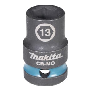 E-16097 Steckschlüssel 1/2&quot Sw13 Impact Black Kurz - Makita