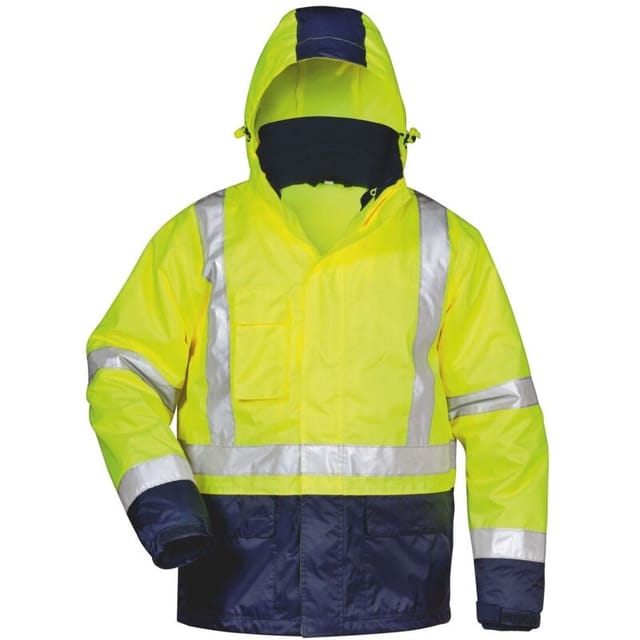 Warnschutzjacke Alf 3-in-1 Gr. 4xl Gelb/marine - Safestyle