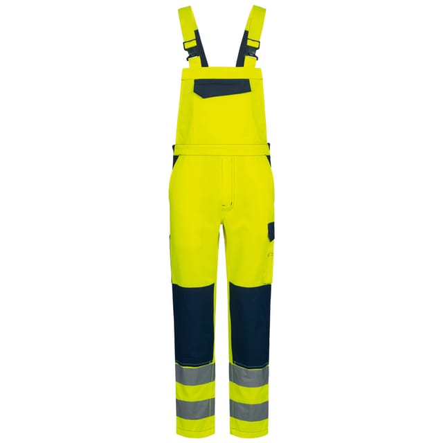 Gr .50 Borna Warnschutz-latzhose Gelb Borna High Visibility Bib Trousers