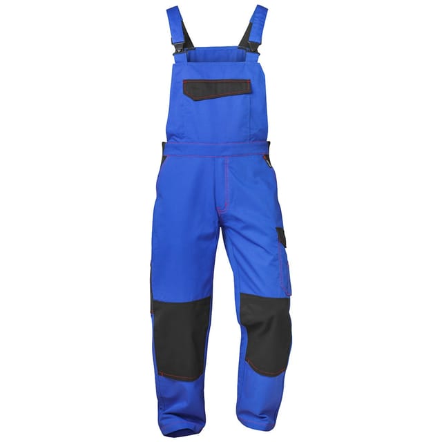 Gr .44 Anderlecht Twill-latzhose Blau Anderlecht Twill Bib Trousers