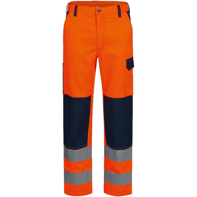 Gr .56 Freital Warnschutz-bundhose Orange Freital High Visibility Trousers