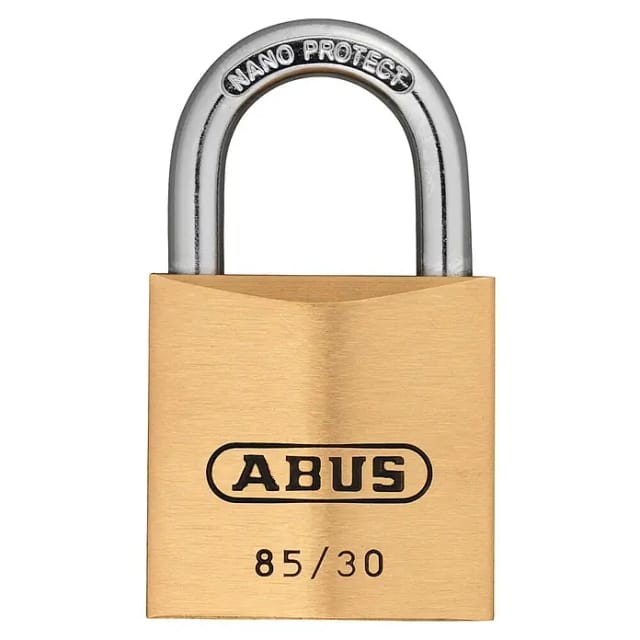 Hangschloss Messing 85/30 Gl.-135 - Abus