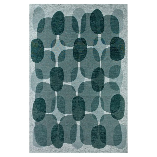 Beneffito - Teppich – Cafe Kollektion – Grüne Eier – Teppich – Türkis – 80x150cm