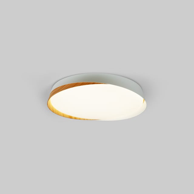 Led Deckenleuchte In Holzoptik Cct 24w Ø40cm Ip22