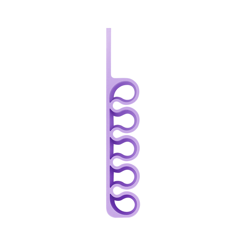 Silikon-büro-organizer Für Kabel Und Stifte, Lila