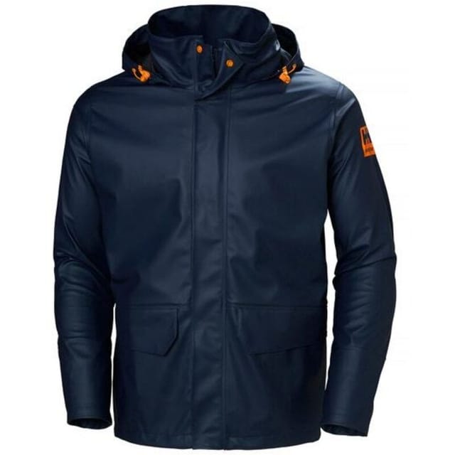 Helly Hansen Gale Rain Wasserdichte Arbeitsjacke - Xl - Blau
