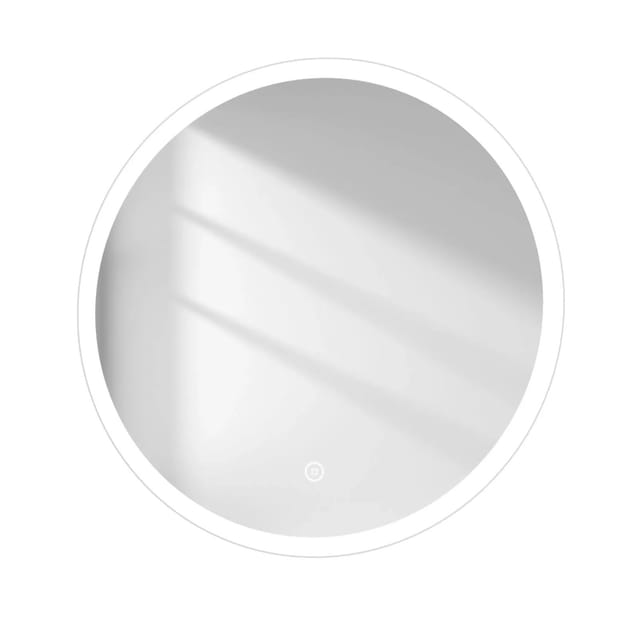 Badspiegel Mit Beleuchtung Rund Badezimmerspiegel (ф80cm, Warmweißes/kaltweißes/neutrales Licht, Touch-schalter, Beschlagfrei, Power-off-memory-funktion) - Emke