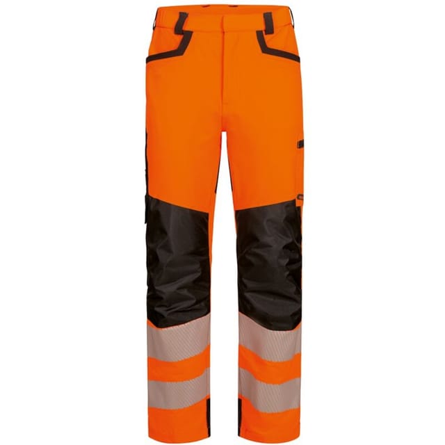 Elysee - Feldtmann Warnschutz Stretch-bundhose 22762 Gr. 30 Orange/schwarz