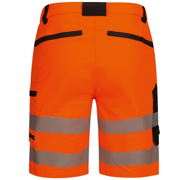 Gr .64 Rouen Warnschutz Stretch-shorts Orange Rouen High Visibility Stretch